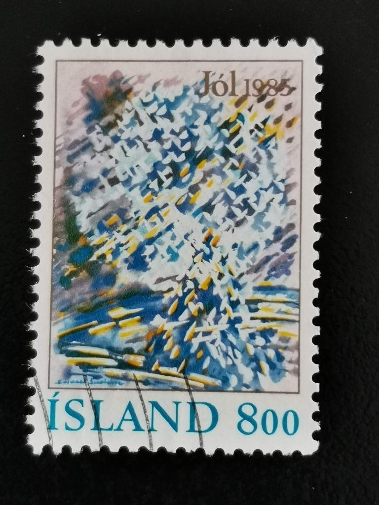 Ijsland 1985 - Kerstmis, Ophalen of Verzenden, IJsland, Gestempeld