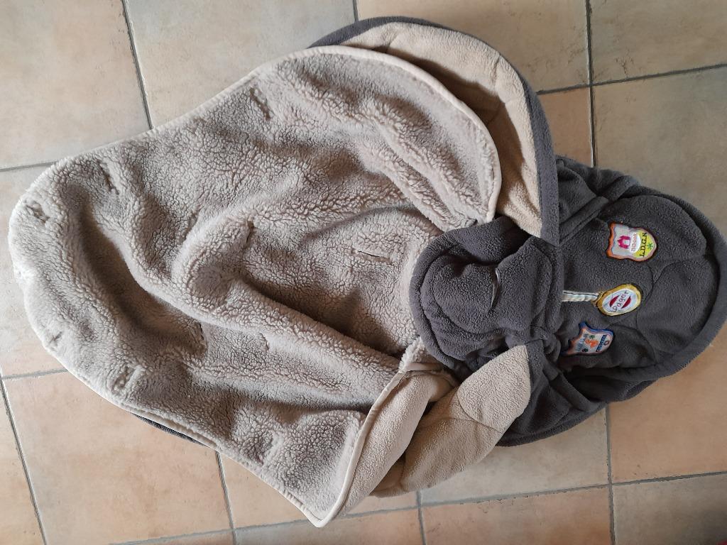 LODGER Tweedelige voetenzak.Bruin en binnenste beige., Enlèvement ou Envoi, Utilisé