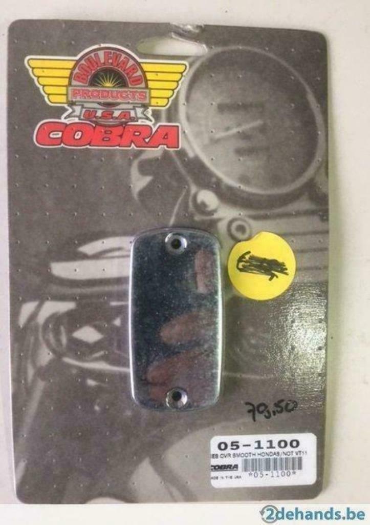 cobra front brake reservoir cover swept chrome honda, Motoren, Ophalen of Verzenden, Nieuw