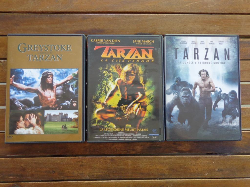 )))  Collection  Tarzan  //  3 Films   (((, Alle leeftijden, Ophalen of Verzenden, Zo goed als nieuw