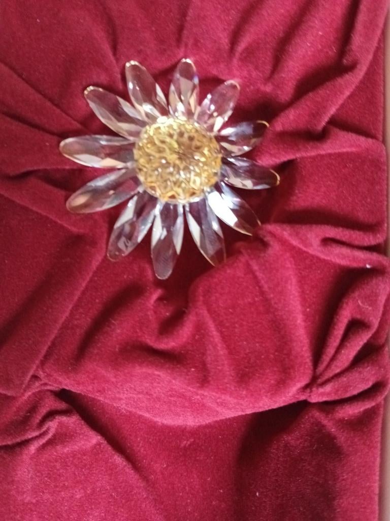 Swarovski bloem geel, Verzamelen, Ophalen of Verzenden, Nieuw