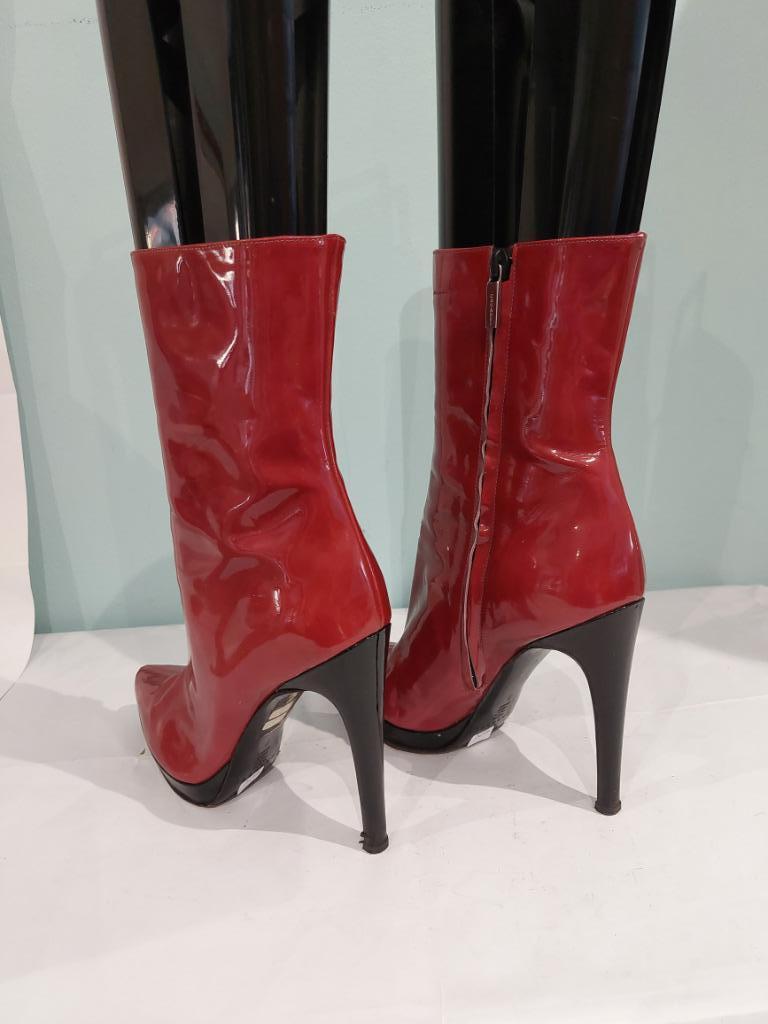 647C* CASADEI sexy boots framboise high heels (37), CASADEI, Rose, Boots et Botinnes, Porté