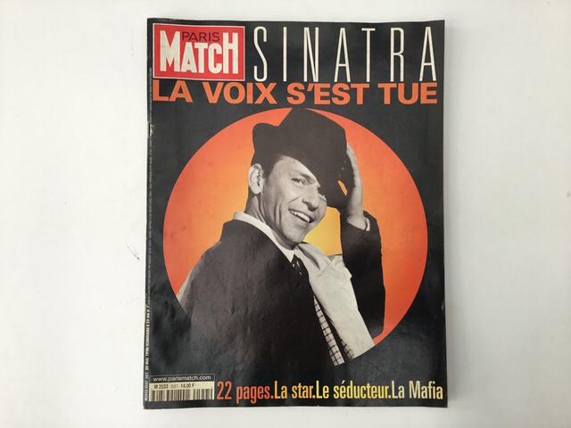 Décès du magazine Paris Match, Frank Sinatra, 1998, Enlèvement ou Envoi, Utilisé, Livre, Revue ou Article