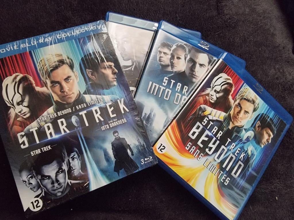 Startrek Box 3 Films Blu-ray, Ophalen of Verzenden, Zo goed als nieuw