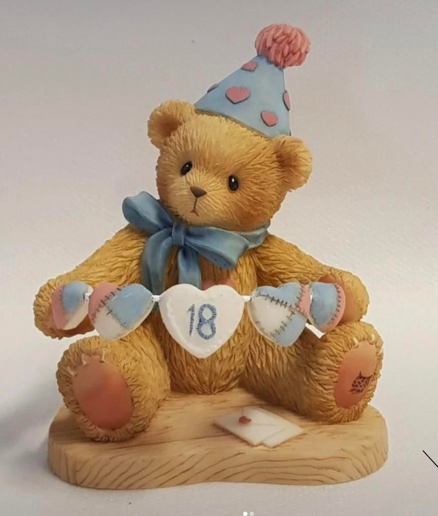 Cherished teddies 18 jaar, Ophalen of Verzenden, Nieuw, Beeldje, Cherished Teddies