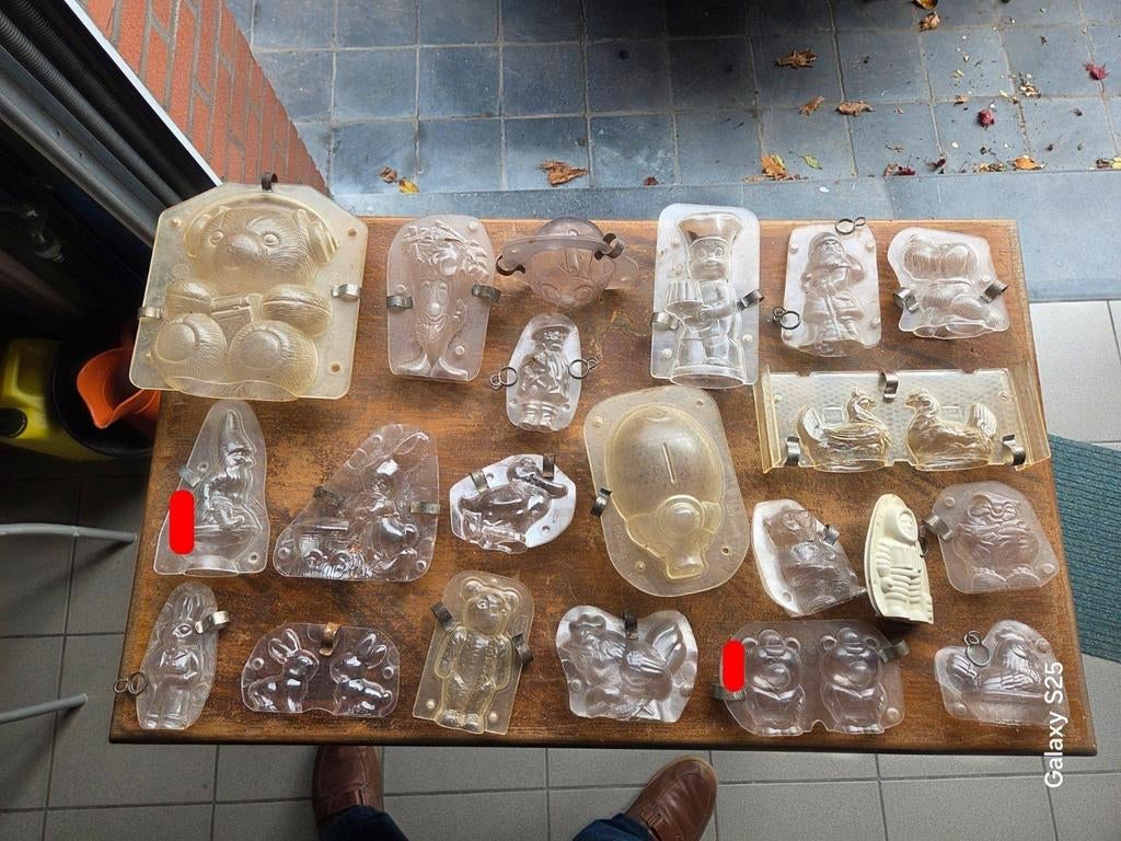 Grand nombre d'anciens moules à chocolat en polycarbonate, Enlèvement ou Envoi