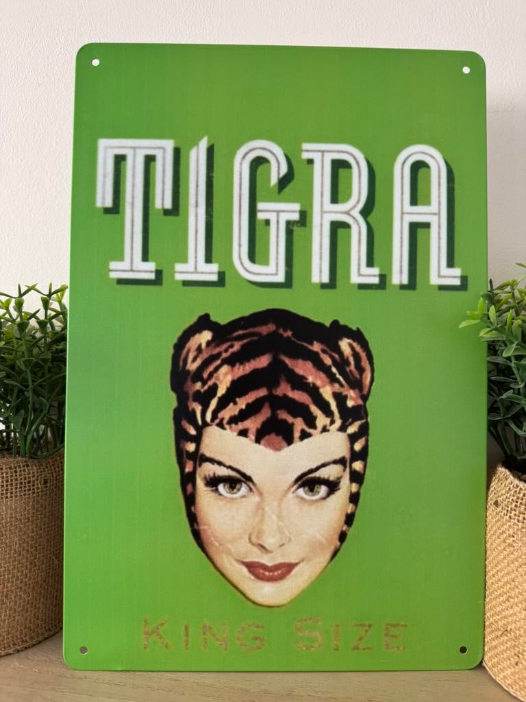 Panneau d'affichage en métal Tigra, Enlèvement ou Envoi, Neuf, Panneau publicitaire