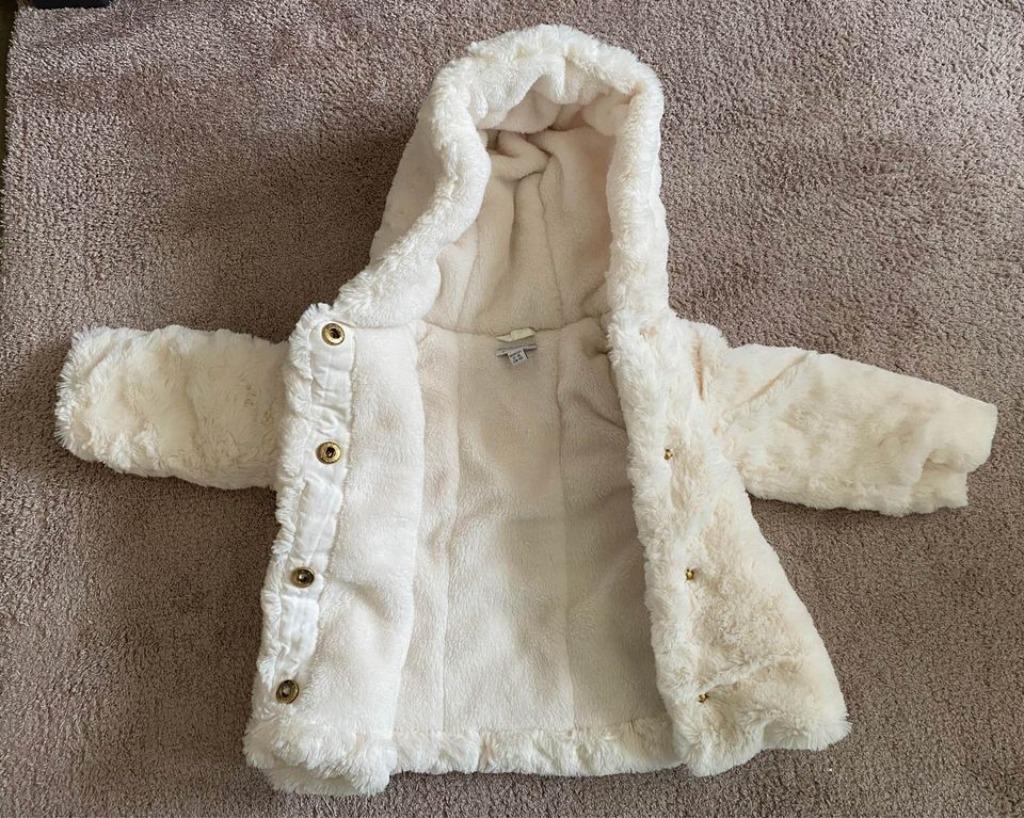 Doudoune en fausse fourrure pour bébé, Enlèvement, Utilisé, Fille, Manteau