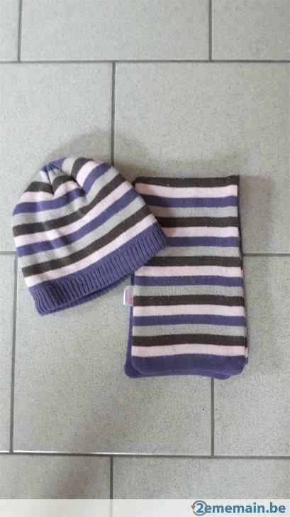 Ensemble bonnet + écharpe (4 - 8 ans), Utilisé, Fille