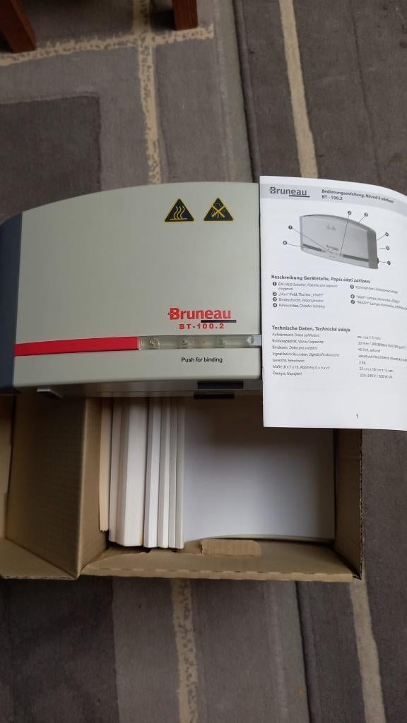 inbindmachine lijm, Diversen, Ophalen, Zo goed als nieuw