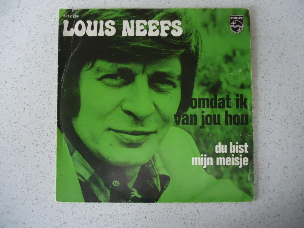 Part 120 - Singeltje van "Louis Neefs" Omdat ik Van Je Hou, Cd's en Dvd's, Vinyl Singles, Ophalen of Verzenden, Gebruikt, Nederlandstalig