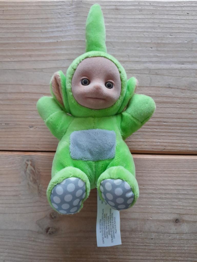 Peluche verte Dipsy Spin Master de Teletubbies, assise 19 cm, Enlèvement ou Envoi, Utilisé