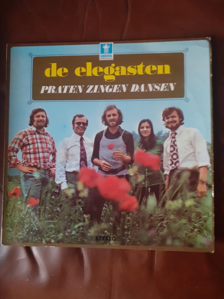 LP Elegasten : Praten, zingen, dansen (Belpop), Ophalen of Verzenden