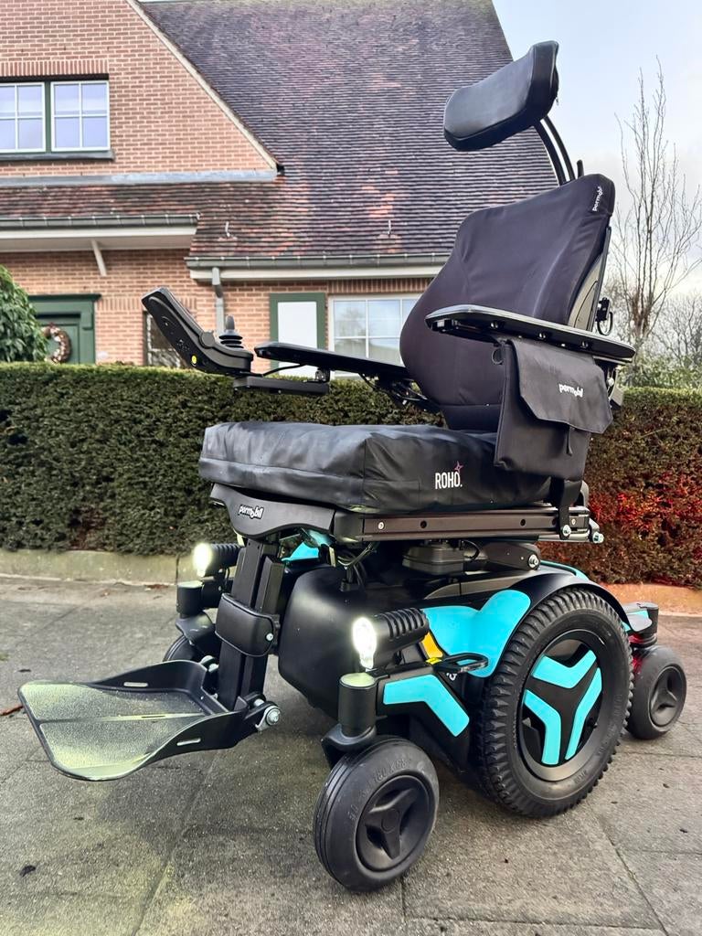 Permobil M3 Electrische rolstoel Invalide rolwagen(Topstaat), Diversen, Ophalen of Verzenden, Inklapbaar, Zo goed als nieuw, Elektrische rolstoel