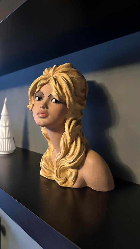 Buste Brigitte Bardot, Antiek en Kunst, Kunst | Schilderijen | Klassiek, Ophalen