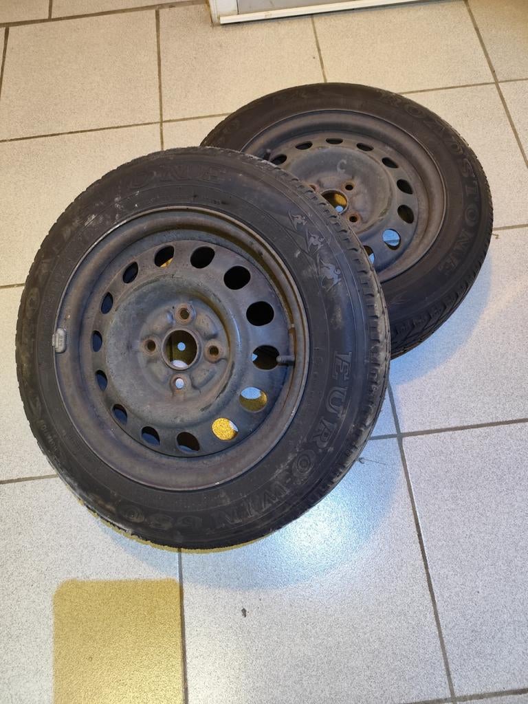 Set winterbanden 175/65 R14, Ophalen