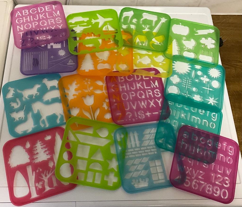 Tupperware sjablonen 16 stuks, Hobby en Vrije tijd, Ophalen of Verzenden, Zo goed als nieuw