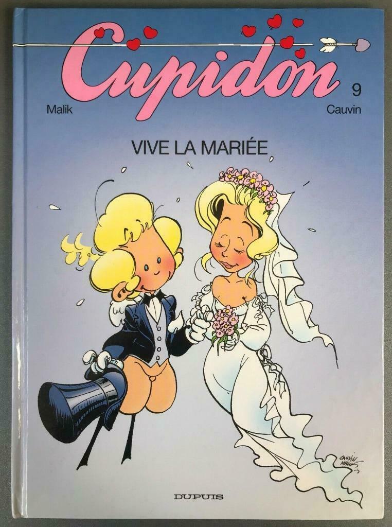 B.D. Cupidon N°9 : Vive la Mariée Malik/Cauvin *, Une BD, Enlèvement ou Envoi, Utilisé, Malik et Cauvin