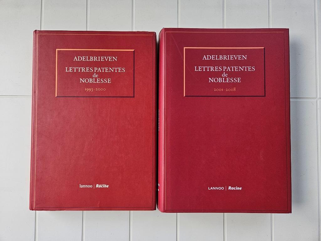 Adelbrieven - Lettres Patentes de Noblesse : Tome 1;2, Livres, Enlèvement ou Envoi, Comme neuf, P. De Win.