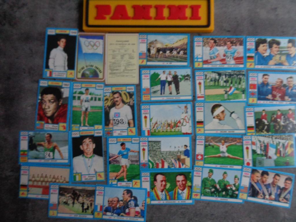 PANINI OLYMPIA 1896/1972 LOT DE 27 AUTOCOLLANTS, Envoi