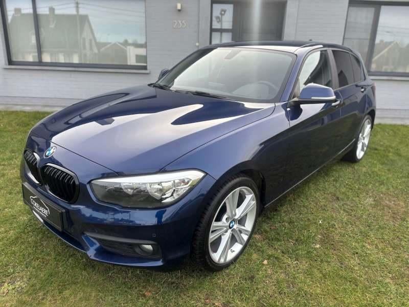 BMW 116i Face-Lift AutAirco/Cruise/PDC/Bluetooth/USB/18"M, Auto's, BMW, Blauw, Bedrijf, 5 deurs, 80 kW