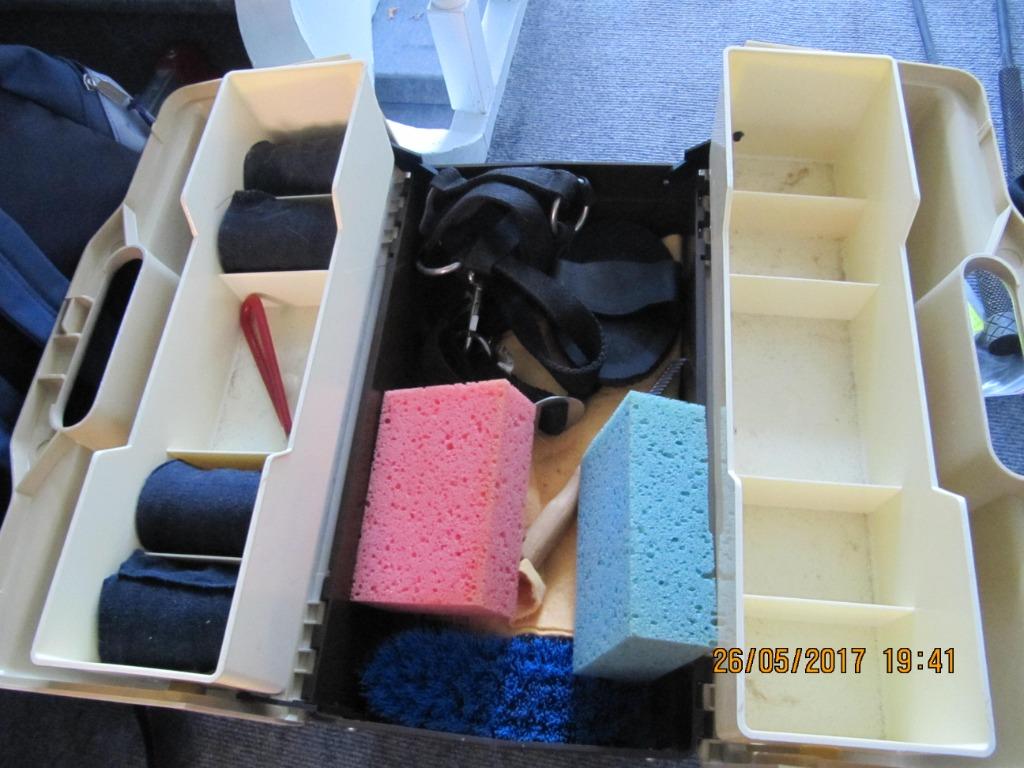 4 bandages (zwart) voor benen paard voor jumping,, Ophalen of Verzenden, Gebruikt