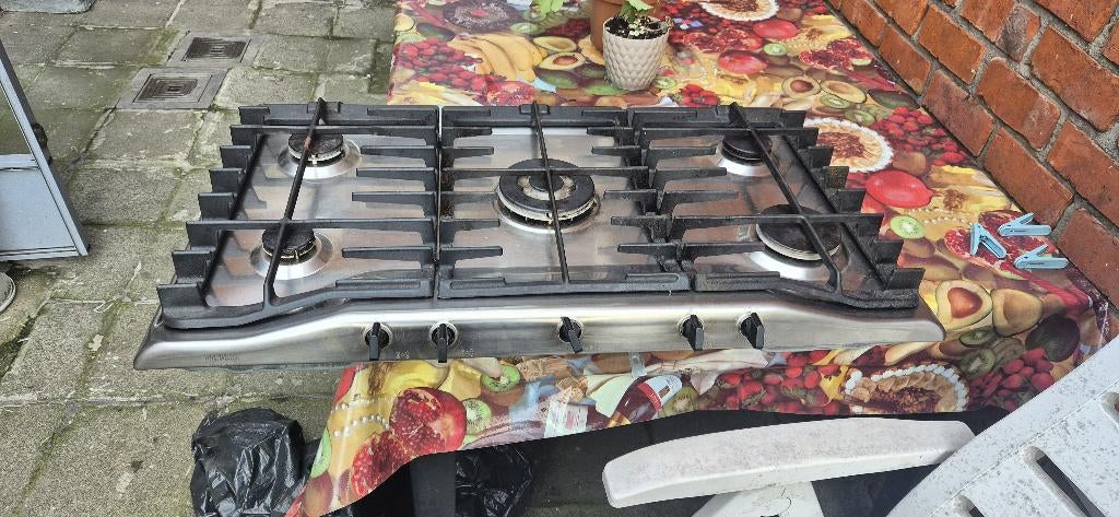 Gaskookplaat Zanussi L86xB51, Ophalen, Gebruikt, Inbouw, Gas