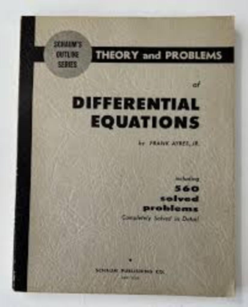 Theory/Problems of Differential Equations|Frank Jr. Ayres, Livres, Enlèvement ou Envoi, Autres sciences, Utilisé, Zie beschrijving