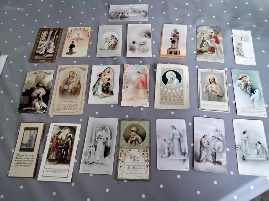Cartes /Souvenirs de communion de la première moitié  du 20e, Collections, Enlèvement ou Envoi, Image pieuse