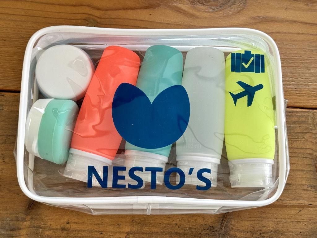 Nesto's Navulbare Reisflesjes met Etui - ongebruikt nieuw, Ophalen of Verzenden, Nieuw