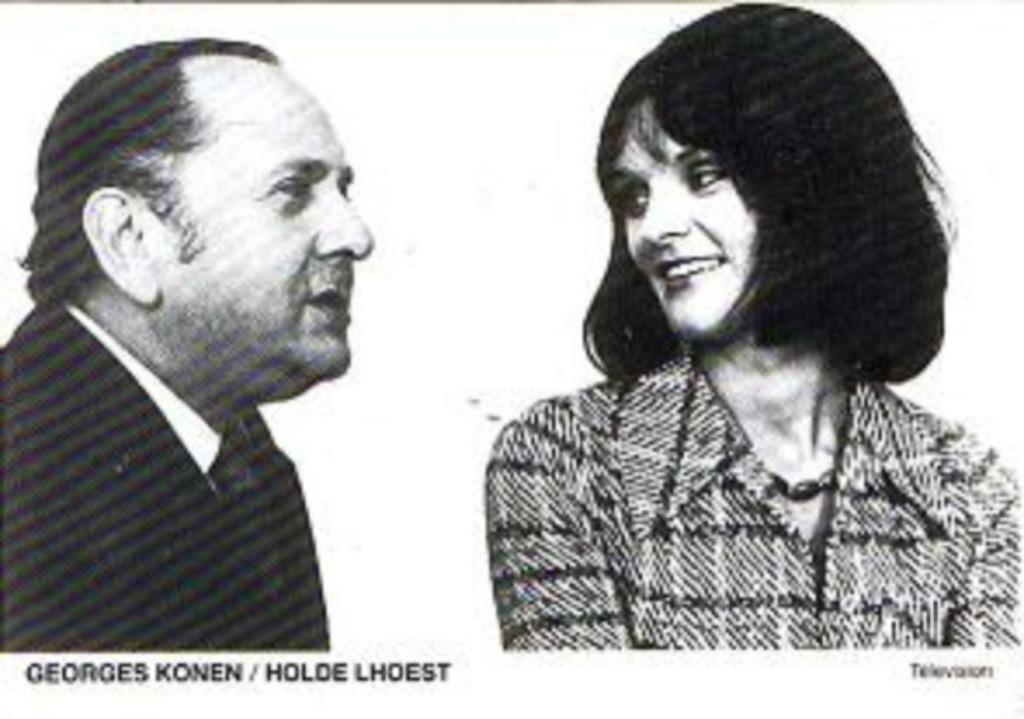 Carte photographique RTBF - Georges Konen - Holde Lhoest, Enlèvement ou Envoi, Comme neuf