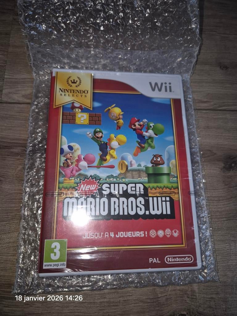 Nieuwe Super Mario Bros Wii, gloednieuw in blisterverpakking, Games en Spelcomputers, Ophalen of Verzenden