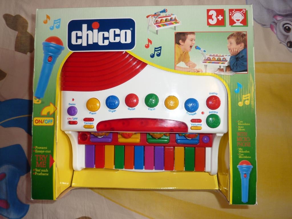 Piano Bar Chicco à partir de 3 ans, Ophalen, Nieuw, Ontdekken, Met licht