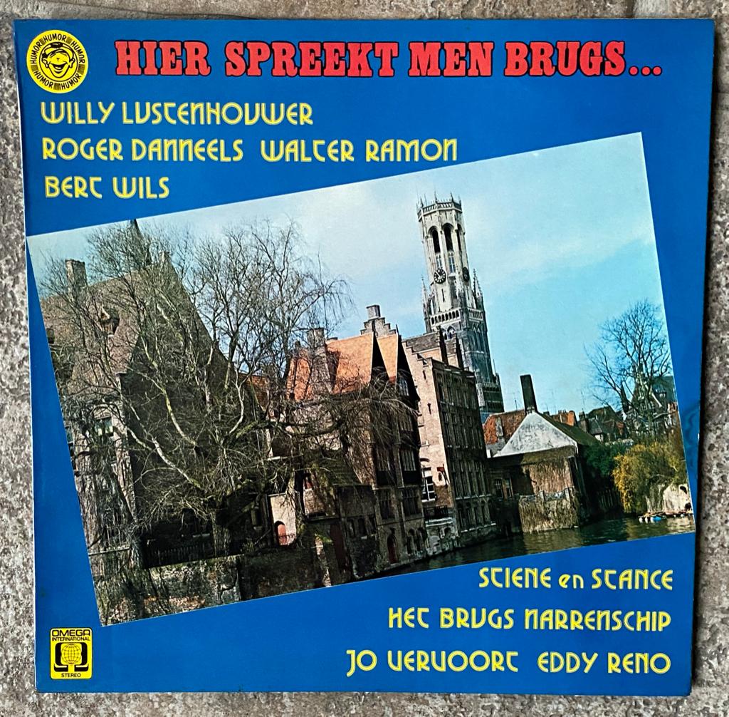 Vinyl LP Hier spreekt men Brugs Dialect Lustenhouwer,Brugge, Ophalen of Verzenden, Gebruikt, 12 inch, Levenslied of Smartlap