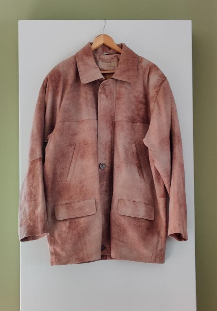 Benny's zijde zachte zeem suède overjas vintage heren jas, Kleding | Heren, Ophalen of Verzenden, Maat 48/50 (M)