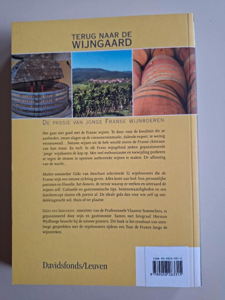 Terug naar de Wijngaard., Ophalen of Verzenden, Nieuw, Gido van Imschoot