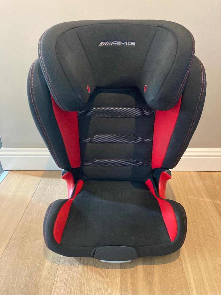 Origineel Mercedes-AMG Kinderzitje - 3,5 tot 12 jaar, Verstelbare rugleuning, 15 t/m 36 kg, Zo goed als nieuw, Isofix