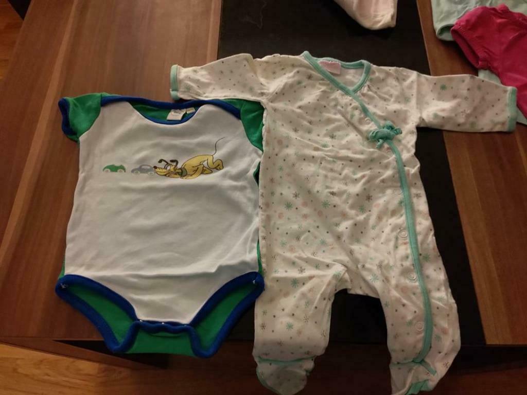 Lot de 2 body bébé taille 56, Ophalen, Zo goed als nieuw, Jongetje, Nacht- of Onderkleding
