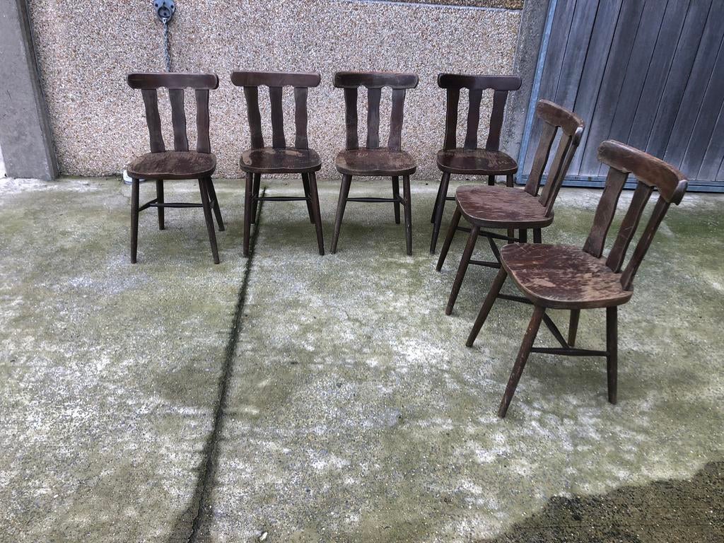 Vintage caféstoelen, Enlèvement