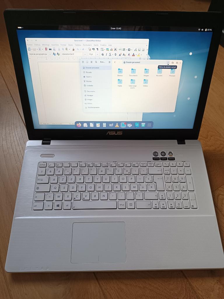 Ordinateur portable ASUS X75VC Core i5 8Gb 1Tb SSD NVIDIA, 17 pouces ou plus, 8 GB, ASUS, Enlèvement