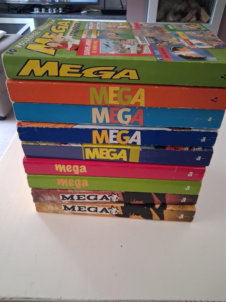 Mega stripboek : 10 Volledige stripverhalen per boek, Ophalen of Verzenden
