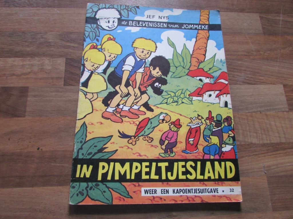 JOMMEKE IN PIMPELTJESLAND, Eén stripboek, Ophalen of Verzenden, Gelezen, Jef Nys