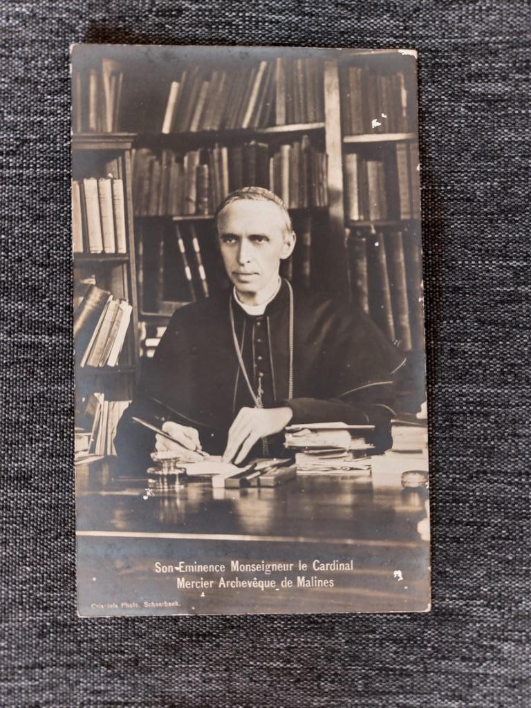 oude postkaart Kardinaal Mercier, Verzamelen, Verzenden