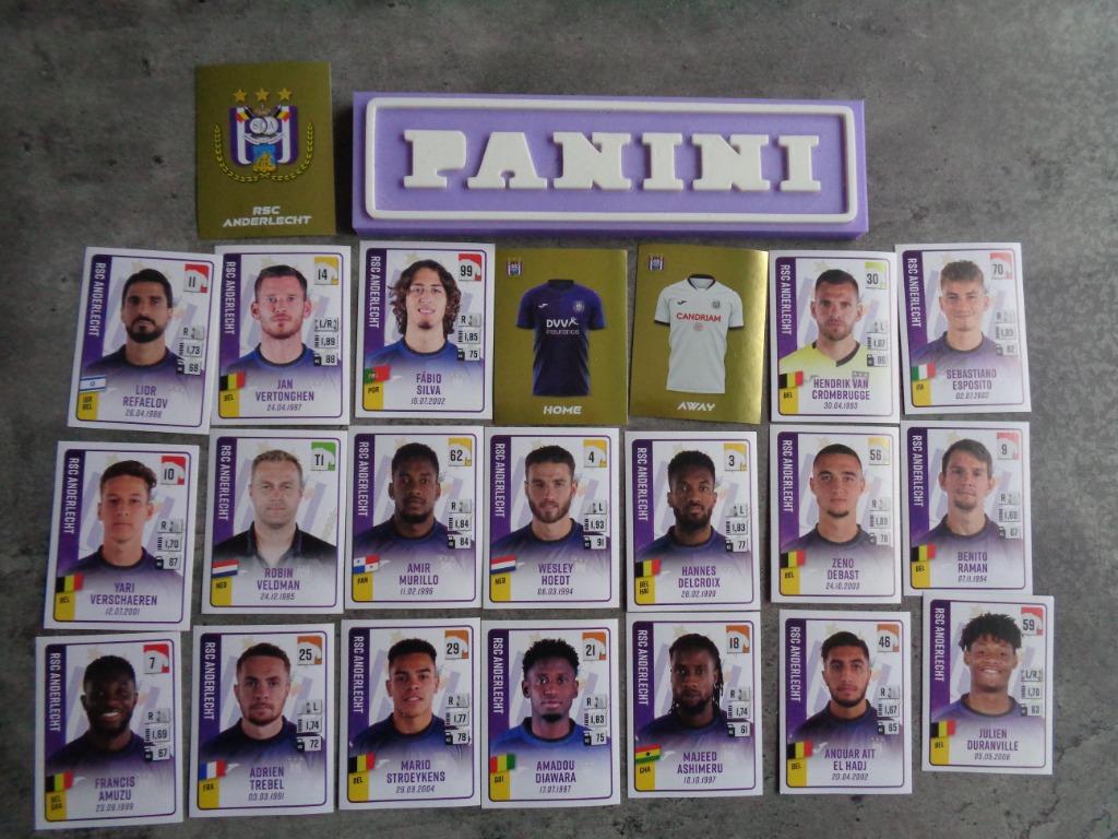 PANINI AUTOCOLLANTS DE FOOTBALL FOOTBALL 2022/23 ANDERLECHT, Hobby & Loisirs créatifs, Autocollants & Images, Enlèvement ou Envoi