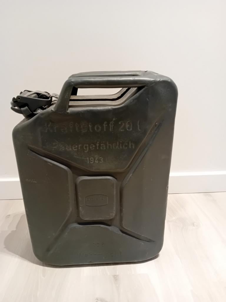 Oude jerrycan ww2 Duitsland 1943 Brose  Co, Enlèvement ou Envoi