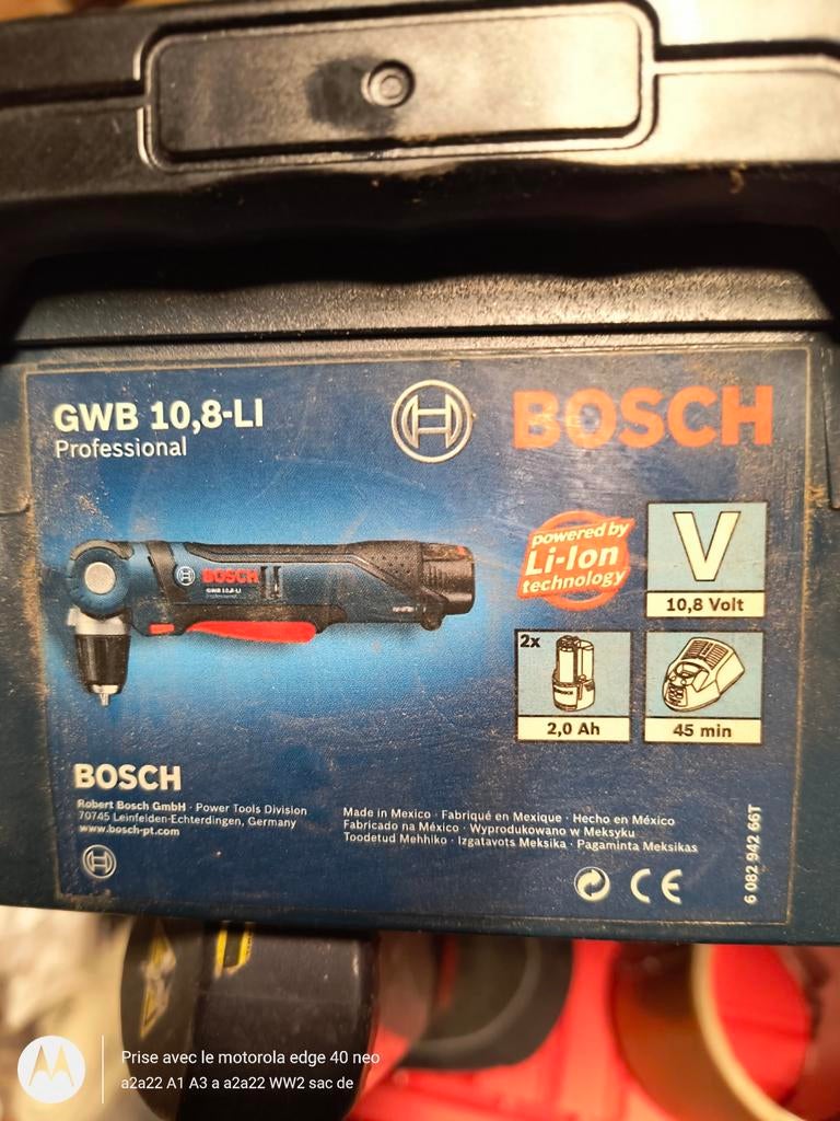 Bosch professionnel, Enlèvement