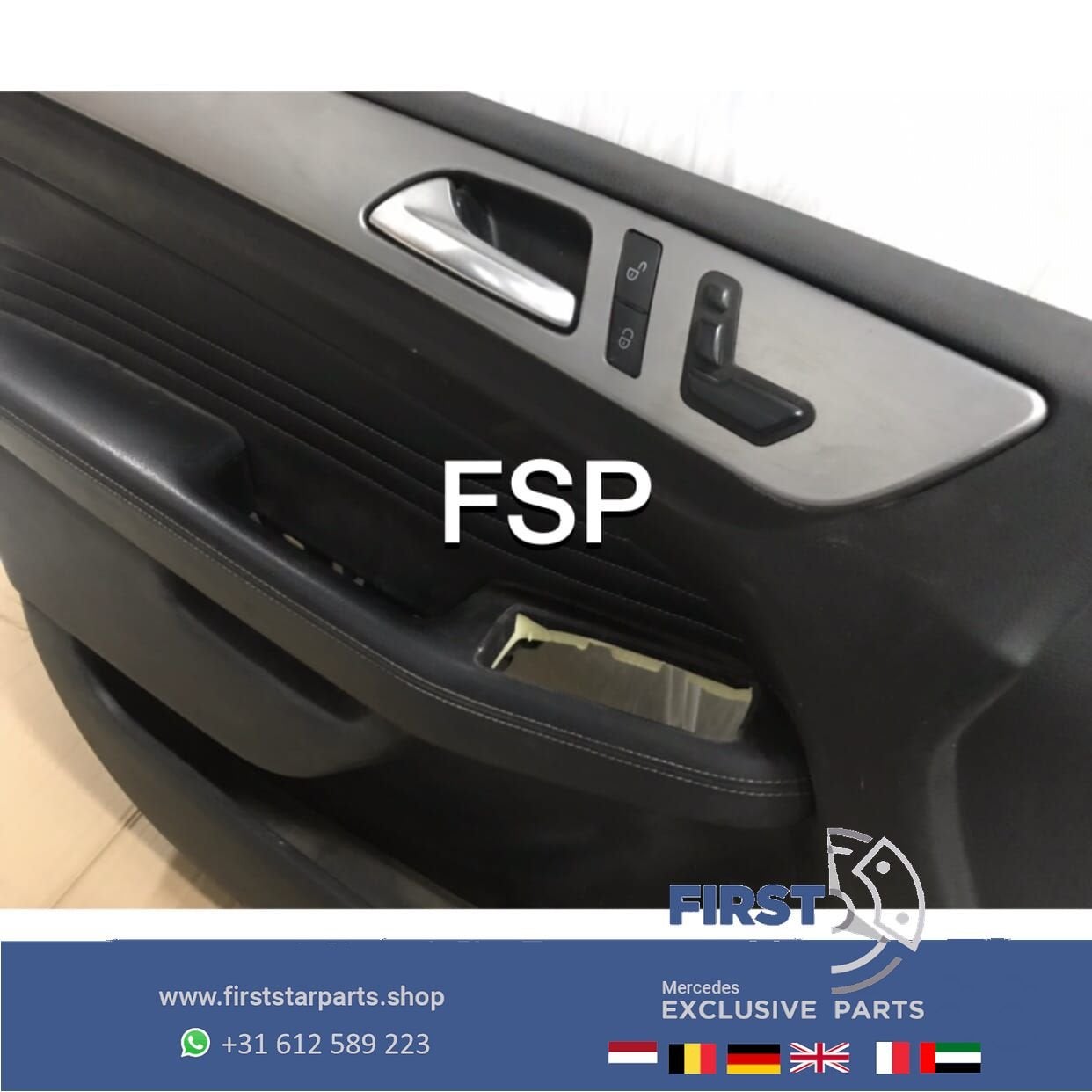 W166 ML GLE DEURPANEEL LINKS VOOR Mercedes DEUR KAART PANEEL, Gebruikt, -, Ophalen of Verzenden, -