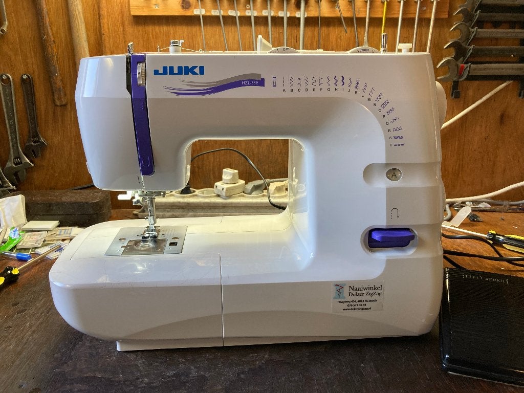 JUKI HZL-53E - leuke startersmachine!, Hobby & Loisirs créatifs, Enlèvement ou Envoi, Utilisé, Machine à coudre, Autres marques