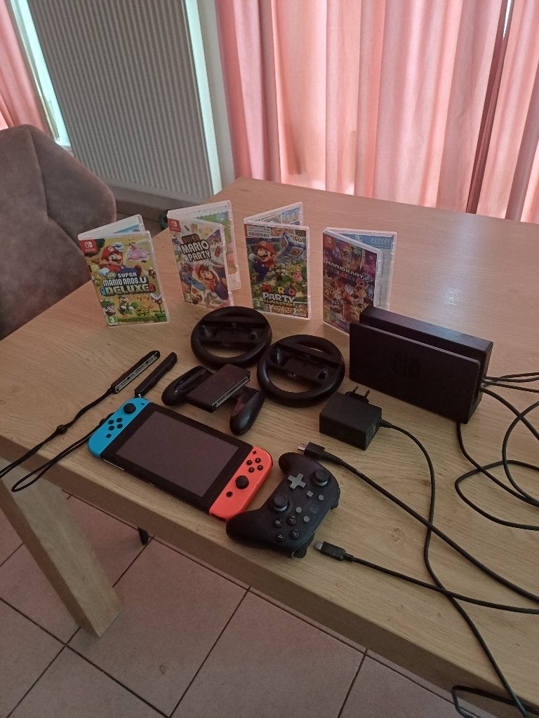 Set nintendo switch, Ophalen, Met games, Zo goed als nieuw, Switch Original