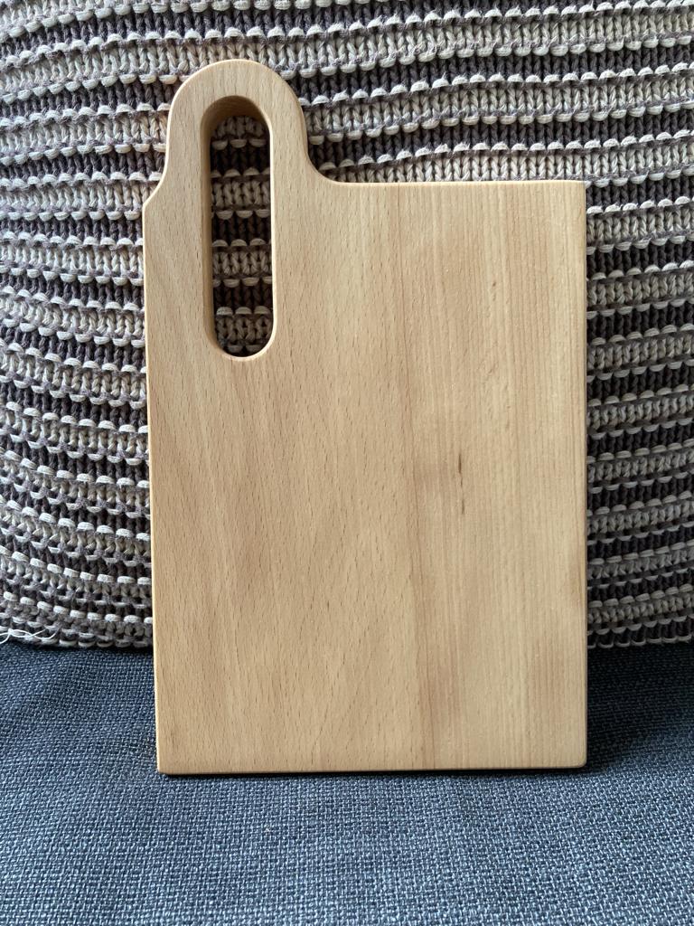 Handgemaakte houten serveerplank, Huis en Inrichting, Woonaccessoires | Overige, Nieuw, Hout, Ophalen of Verzenden